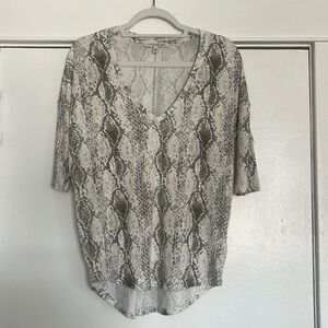 Express Snakeskin Tunic